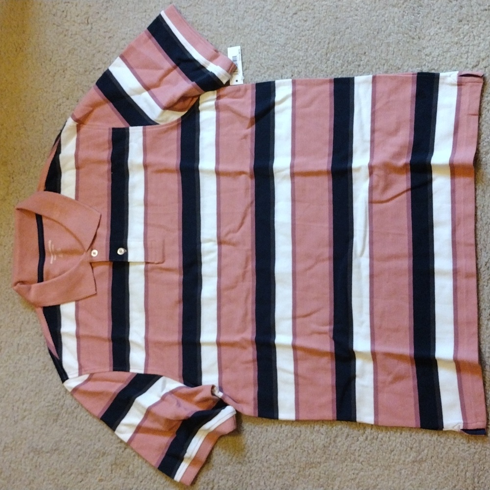 Men's Amazon Essentials Striped Polo L
